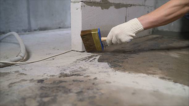 Crawl space vapor barrier installation in Pickerington, OH
